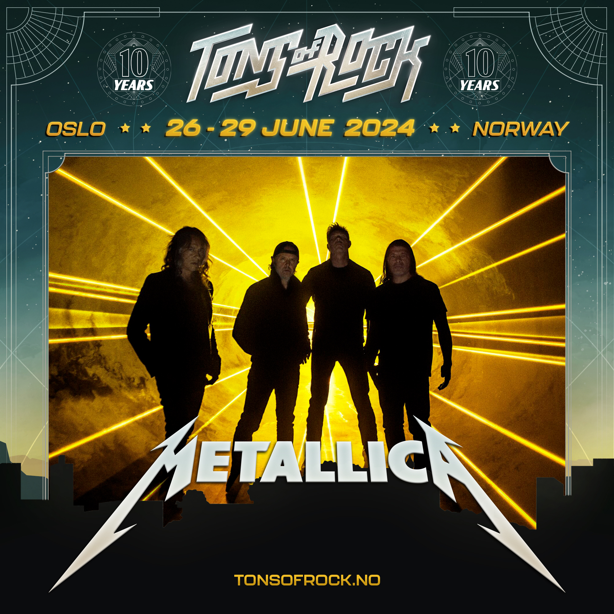 Metallica at the Tons of Rock 2024 Festival